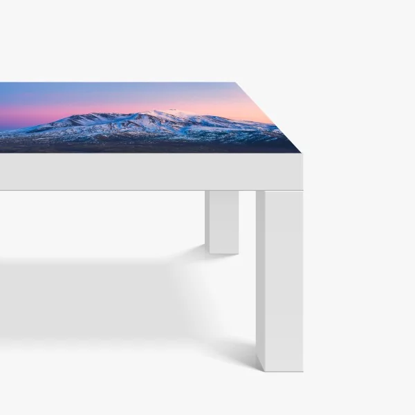 Naklejka na biurko i stół zachód słońca nad Mount St. Helens w zimie – Wallissimo® Naklejka na biurko i stół zachód słońca nad Mount St. Helens w zimie – Wallissimo®