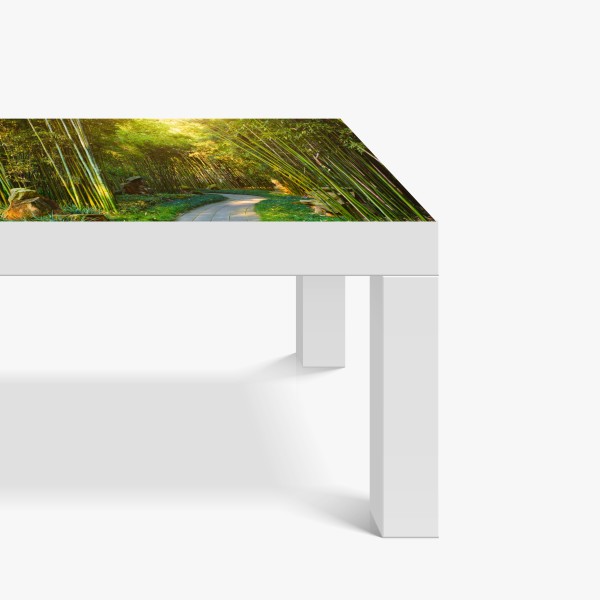 Naklejka na biurko i stół wiejska droga w Toskanii przez zielone wzgórza – Wallissimo®