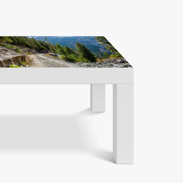 Naklejka na biurko i stół egzotyczny wzór z gepardami i różami – Wallissimo®