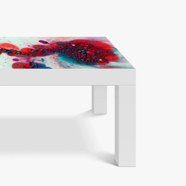 Naklejka na biurko i stół delikatne zbliżenie nasion dmuchawca czarno-białe – Wallissimo®