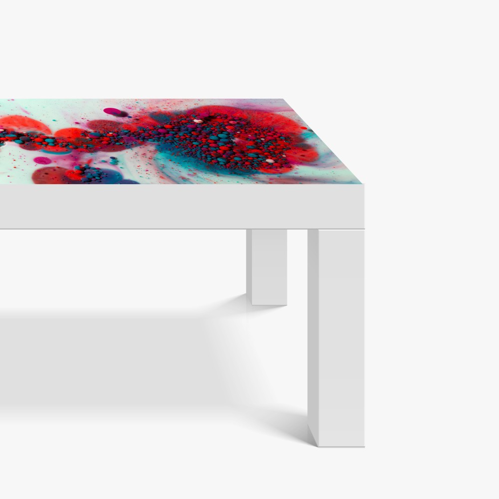 Naklejka na biurko i stół żywy marmurowy wybuch kolorów – Wallissimo® Naklejka na biurko i stół żywy marmurowy wybuch kolorów – Wallissimo®