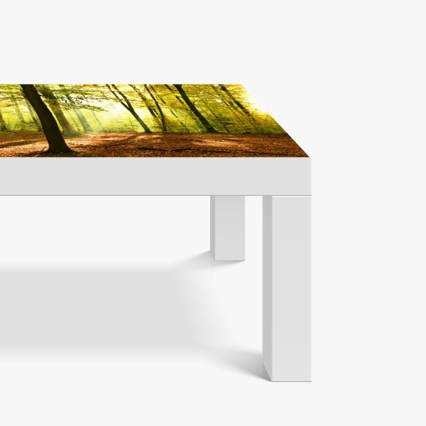 Naklejka na biurko i stół retro czerwone goździki wzór kwiatowy – Wallissimo®