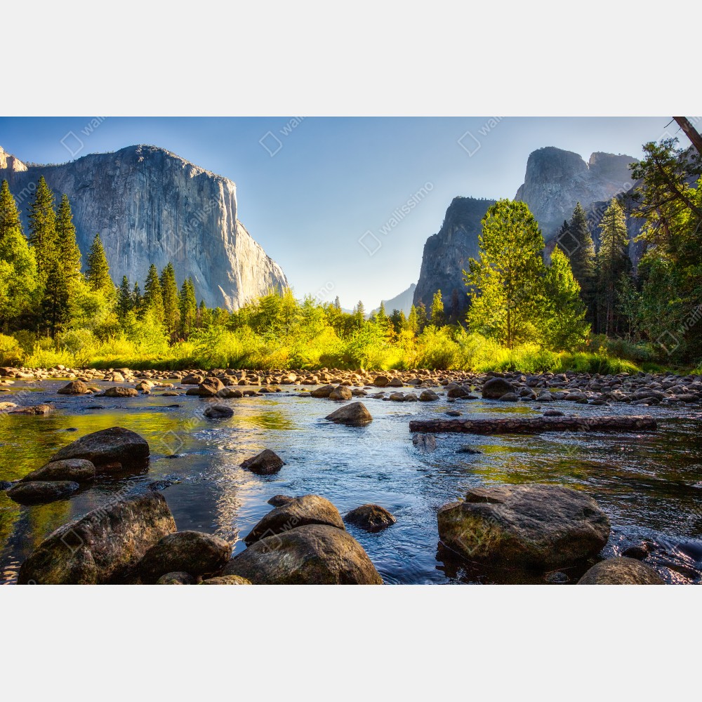 Naklejka na biurko i stół złota dolina nad rzeką – Wallissimo® Naklejka na biurko i stół złota dolina nad rzeką – Wallissimo®