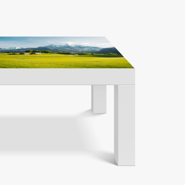 Naklejka na biurko i stół stylizowany motyw tygrysa na turkusowym tle – Wallissimo®