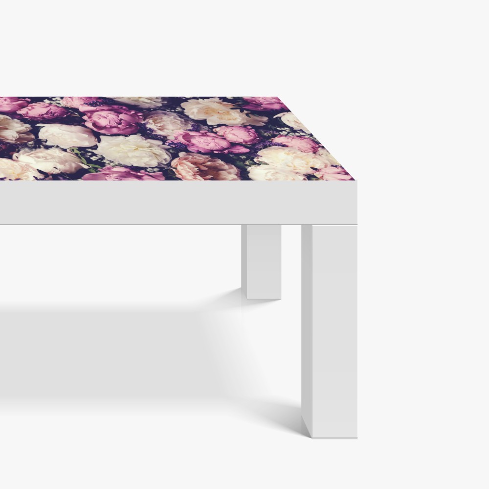 Naklejka na biurko i stół romantyczny bukiet piwonii w pastelowych tonach – Wallissimo® Naklejka na biurko i stół romantyczny bukiet piwonii w pastelowych tonach – Wallissimo®