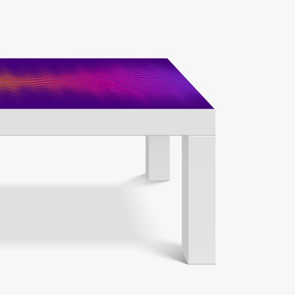 Naklejka na biurko i stół mglisty las czarno-biały – Wallissimo®