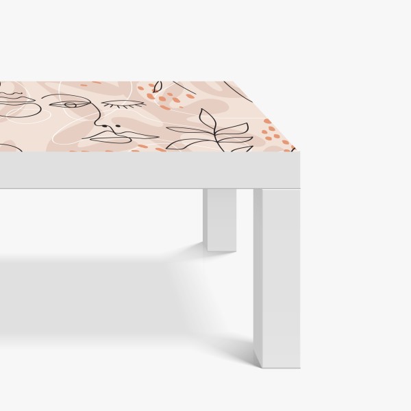 Naklejka na biurko i stół botaniczny wzór z cytrynami – Wallissimo®