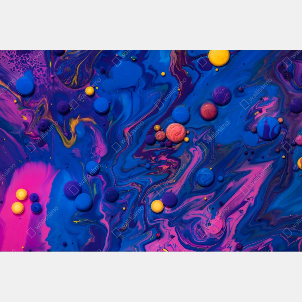 Naklejka na biurko i stół żywe kosmiczne wiry farby – Wallissimo® Naklejka na biurko i stół żywe kosmiczne wiry farby – Wallissimo®