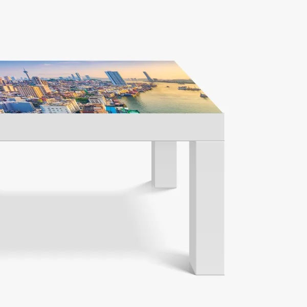 Naklejka na biurko i stół burzliwe wybrzeże Islandii panorama – Wallissimo®