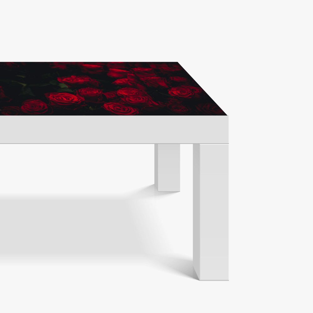 Naklejka na biurko i stół bukiet czerwonych róż – Wallissimo® Naklejka na biurko i stół bukiet czerwonych róż – Wallissimo®