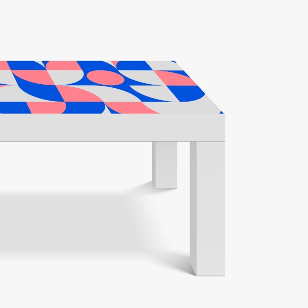 Naklejka na biurko i stół paw wśród gałęzi granatu – Wallissimo®