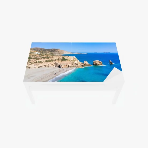 Naklejka na biurko i stół żywe falujące kolory – Wallissimo®