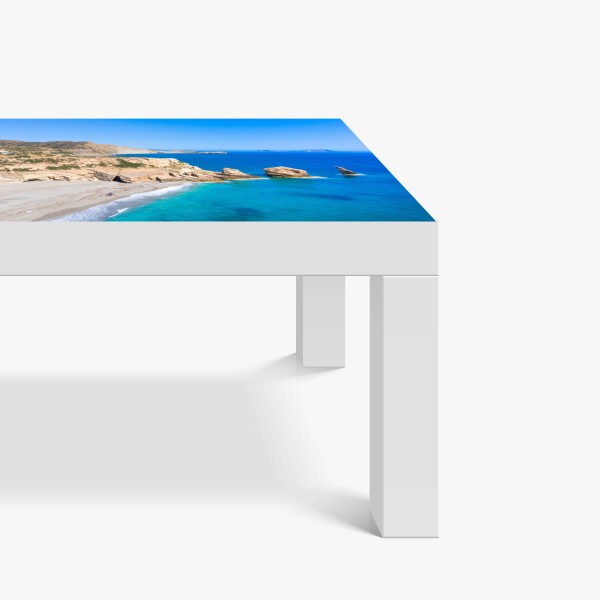 Naklejka na biurko i stół żywe falujące kolory – Wallissimo®