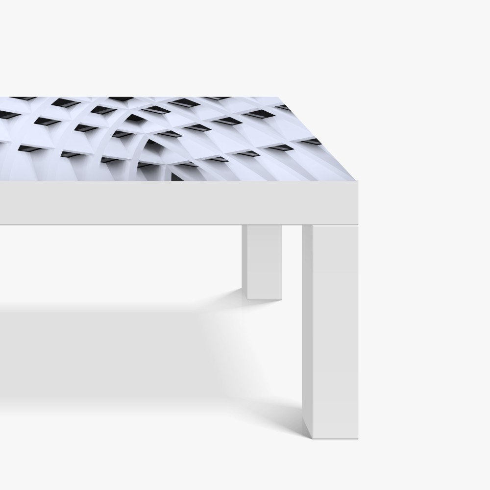 Naklejka na biurko i stół geometryczny łukowy sufit – Wallissimo® Naklejka na biurko i stół geometryczny łukowy sufit – Wallissimo®