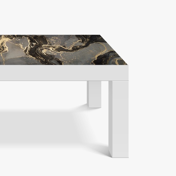 Naklejka na biurko i stół tropikalne liście i kwiaty – Wallissimo®