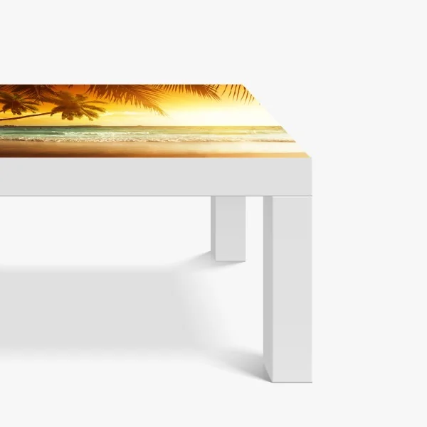 Naklejka na biurko i stół złoty zachód słońca na Karaibach – Wallissimo® Naklejka na biurko i stół złoty zachód słońca na Karaibach – Wallissimo®