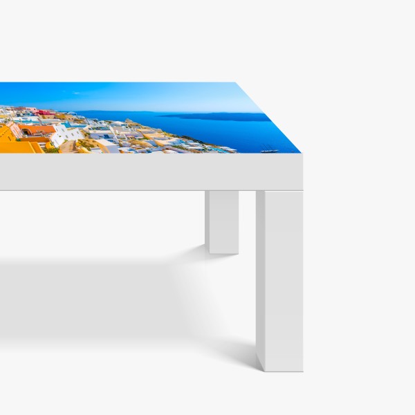 Naklejka na biurko i stół złoty art deco wzór okręgów – Wallissimo®