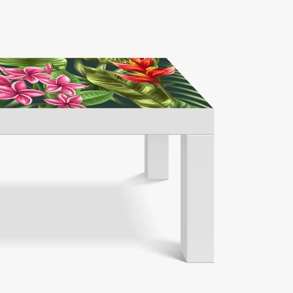 Naklejka na biurko i stół abstrakcyjny wzór złotych fal – Wallissimo®