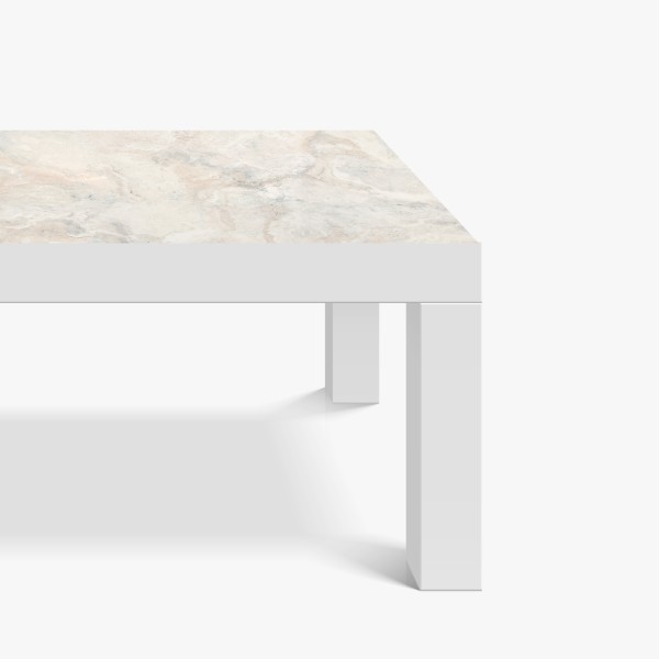 Naklejka na biurko i stół tropikalny wzór z tukanami na granatowym tle – Wallissimo®