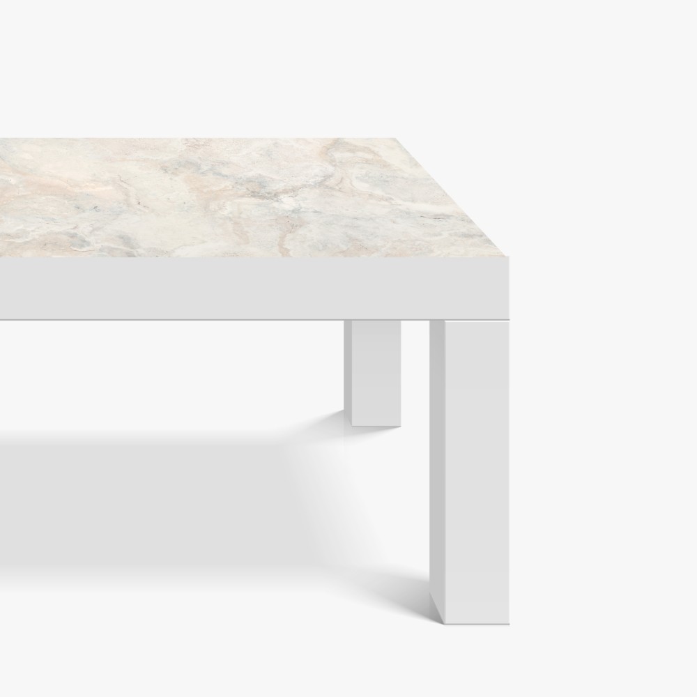 Naklejka na biurko i stół miękka beżowa tekstura marmuru – Wallissimo® Naklejka na biurko i stół miękka beżowa tekstura marmuru – Wallissimo®