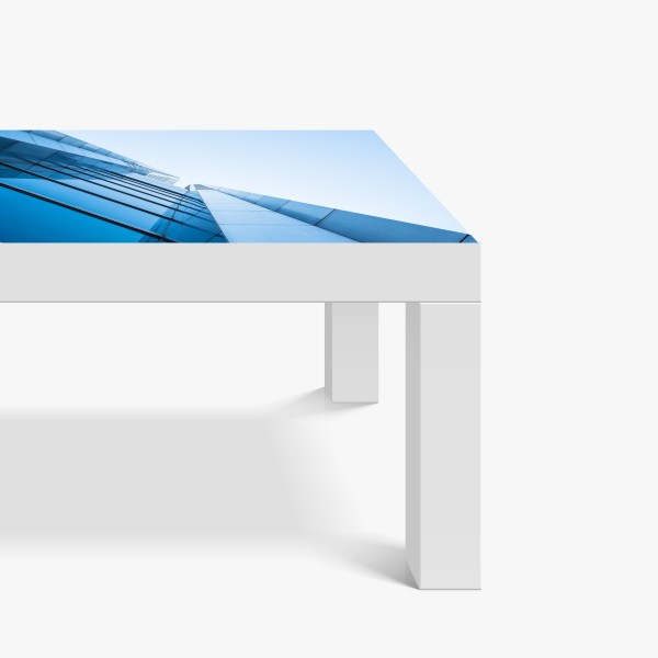 Naklejka na biurko i stół panorama zimowego lasu pokrytego śniegiem – Wallissimo®