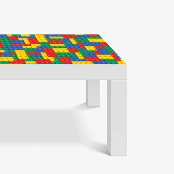 Naklejka na biurko i stół złote kwiaty lotosu na zielonym tle – Wallissimo®