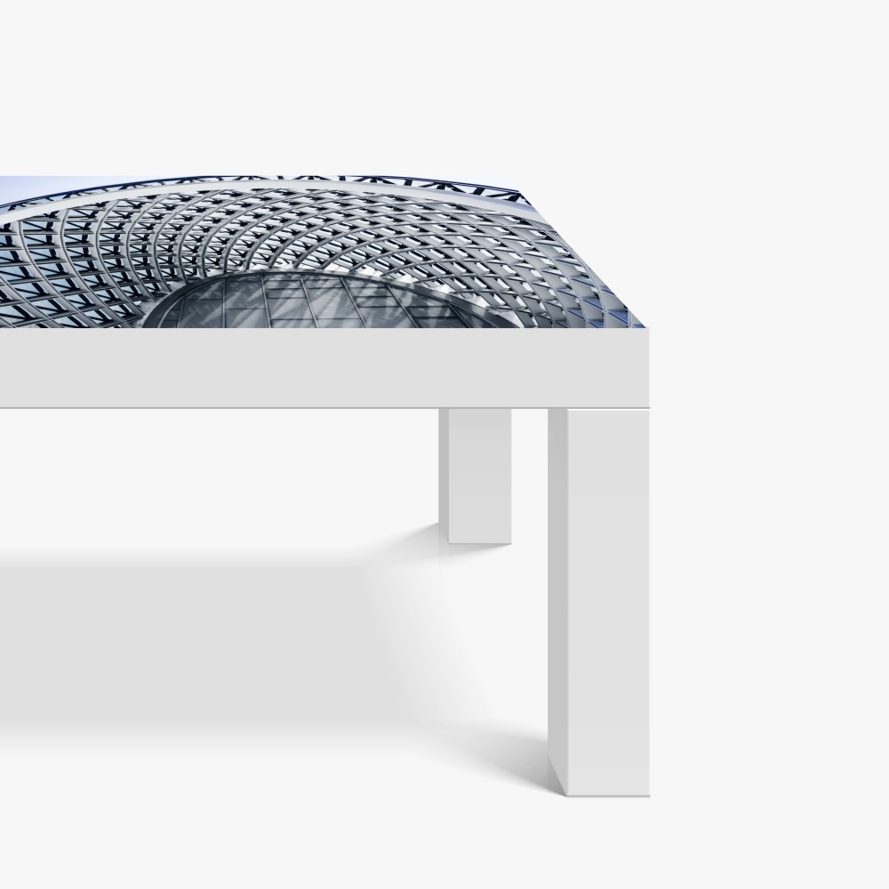 Naklejka na biurko i stół geometryczny łuk nowoczesnej architektury – Wallissimo® Naklejka na biurko i stół geometryczny łuk nowoczesnej architektury – Wallissimo®