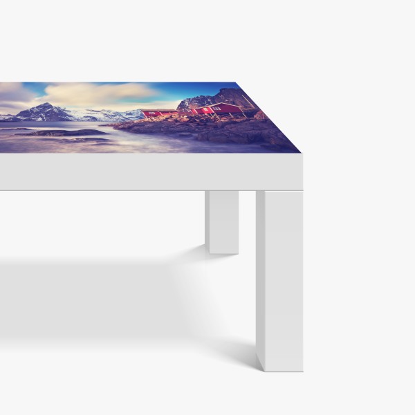 Naklejka na biurko i stół spokojne górskie jezioro w Oregonie – Wallissimo®