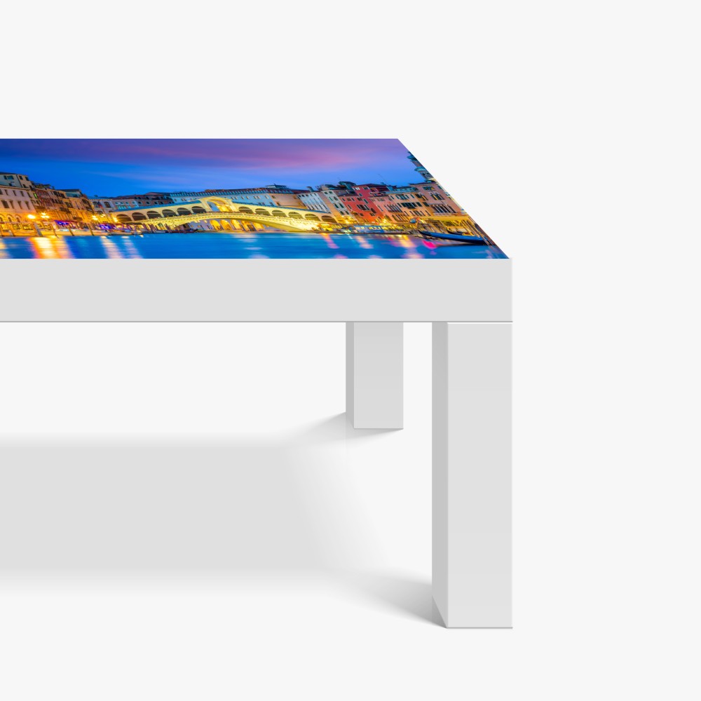 Naklejka na biurko i stół most Rialto o zmierzchu, Wenecja – Wallissimo® Naklejka na biurko i stół most Rialto o zmierzchu, Wenecja – Wallissimo®