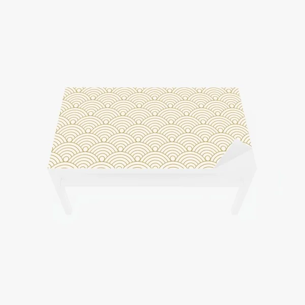 Naklejka na biurko i stół tropikalny wzór botaniczny z tukanem – Wallissimo®