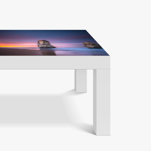 Naklejka na biurko i stół zbliżenie czerwonej dalii – Wallissimo®