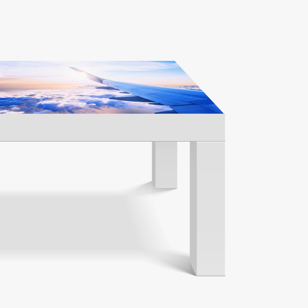 Naklejka na biurko i stół ponad chmurami widok z lotu ptaka – Wallissimo® Naklejka na biurko i stół ponad chmurami widok z lotu ptaka – Wallissimo®