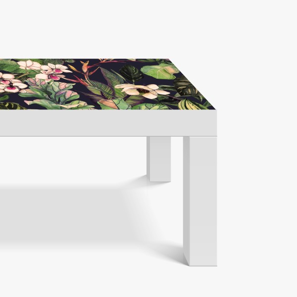 Naklejka na biurko i stół turkusowo-złota abstrakcja ze złotymi żyłami – Wallissimo®