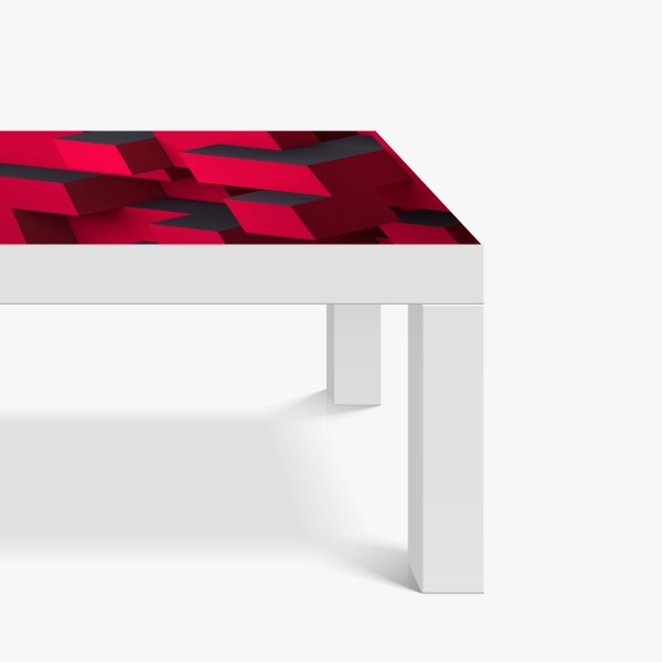 Naklejka na biurko i stół abstrakcyjny wzór złotych fal – Wallissimo®