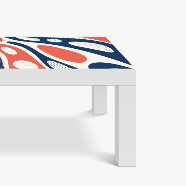 Naklejka na biurko i stół paw wśród gałęzi granatu – Wallissimo®