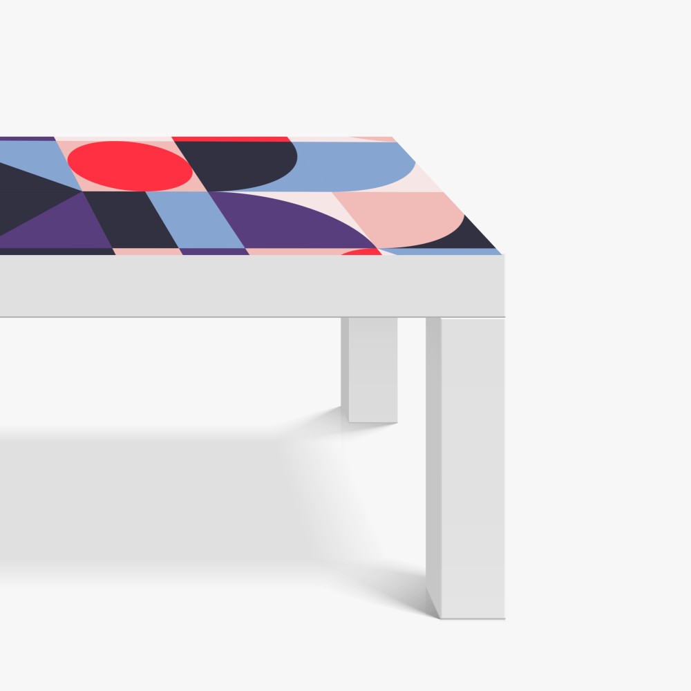 Naklejka na biurko i stół geometryczna pastelowa kompozycja – Wallissimo® Naklejka na biurko i stół geometryczna pastelowa kompozycja – Wallissimo®