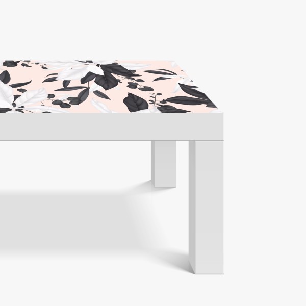 Naklejka na biurko i stół dramatyczne czarno-białe molo prowadzące w burzliwe morze – Wallissimo®