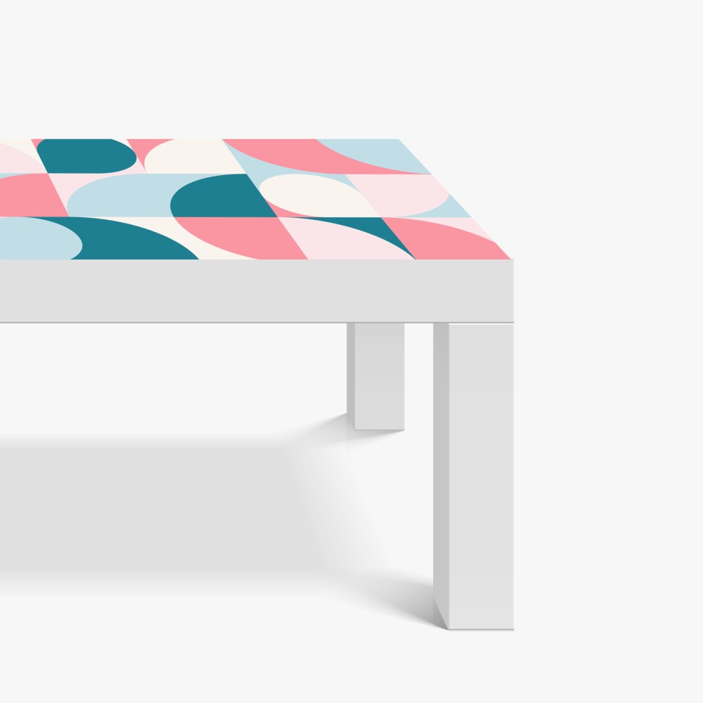 Naklejka na biurko i stół pastelowa geometryczna mozaika – Wallissimo® Naklejka na biurko i stół pastelowa geometryczna mozaika – Wallissimo®