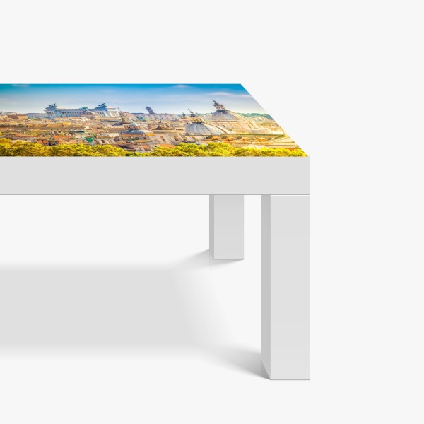 Naklejka na biurko i stół słoneczna zielona łąka o wschodzie – Wallissimo®