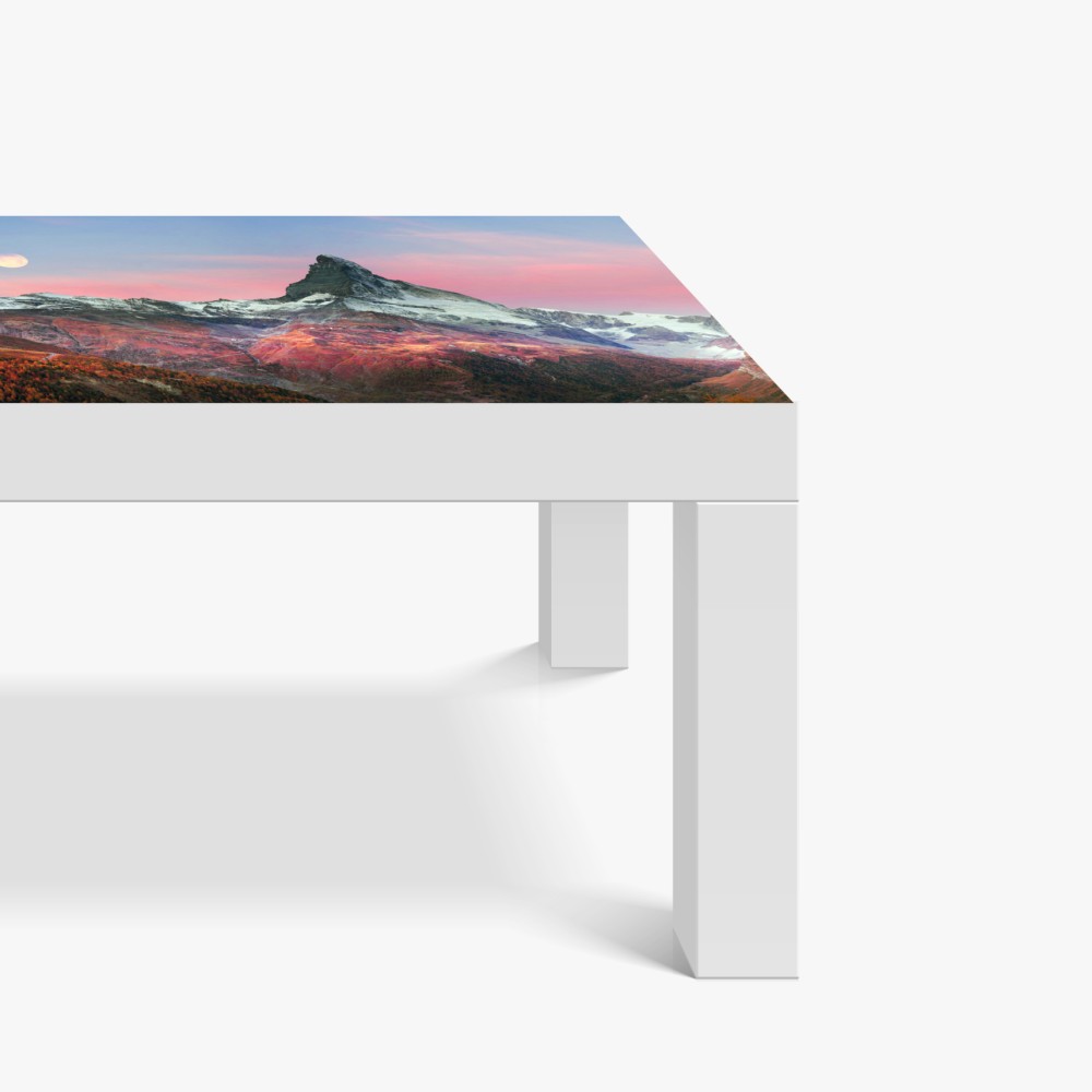 Naklejka na biurko i stół jesienna panorama Matterhornu przy zachodzie słońca – Wallissimo® Naklejka na biurko i stół jesienna panorama Matterhornu przy zachodzie słońca – Wallissimo®