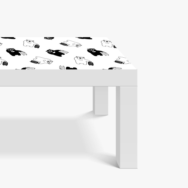 Naklejka na biurko i stół spokojna zielona ścieżka leśna – Wallissimo®