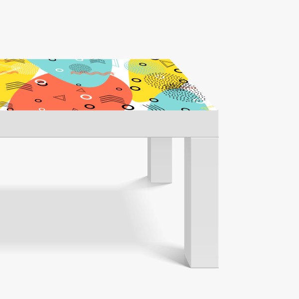 Naklejka na biurko i stół botaniczny wzór z cytrynami – Wallissimo®