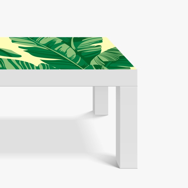 Naklejka na biurko i stół turkusowy wzór łusek z złotymi detalami – Wallissimo®