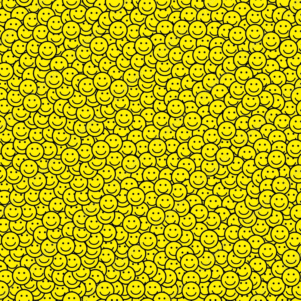 Naklejka na biurko i stół wzór z uśmiechniętymi buźkami – Wallissimo® Naklejka na biurko i stół wzór z uśmiechniętymi buźkami – Wallissimo®