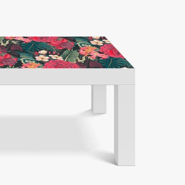 Naklejka na biurko i stół mglista panorama Dubaju ponad chmurami – Wallissimo®