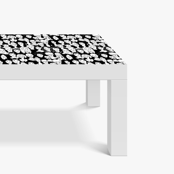 Naklejka na biurko i stół zbliżenie czerwonej dalii – Wallissimo®