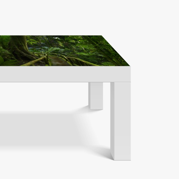 Naklejka na biurko i stół panorama Mont Blanc odbita w Lac Blanc – Wallissimo®