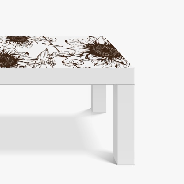 Naklejka na biurko i stół zimowy spokój w Hallstatt — alpejska wioska nad jeziorem – Wallissimo®