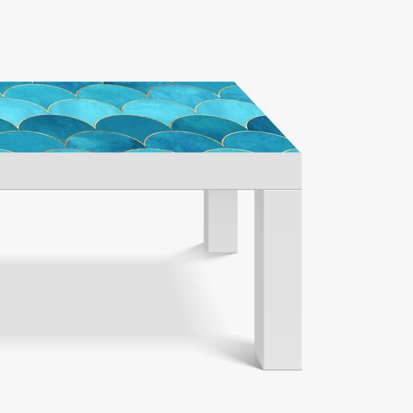 Naklejka na biurko i stół tropikalna turkusowa zatoka panorama – Wallissimo®