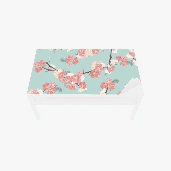 Naklejka na biurko i stół zimowy spokój w Hallstatt — alpejska wioska nad jeziorem – Wallissimo®